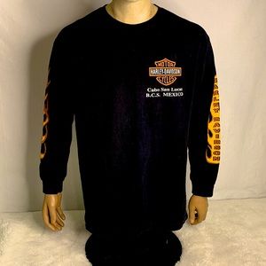 Harley Davidson long sleeve T-shirt Cabo San Lucas size large
